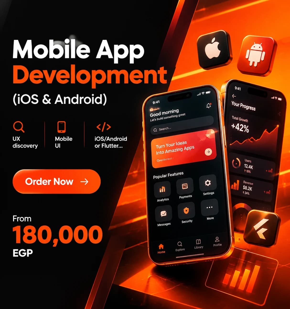 Mobile App Development (iOS & Android)